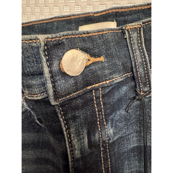 Sneak Peek Distressed Denim Mini Skirt Small - Picture 9 of 9